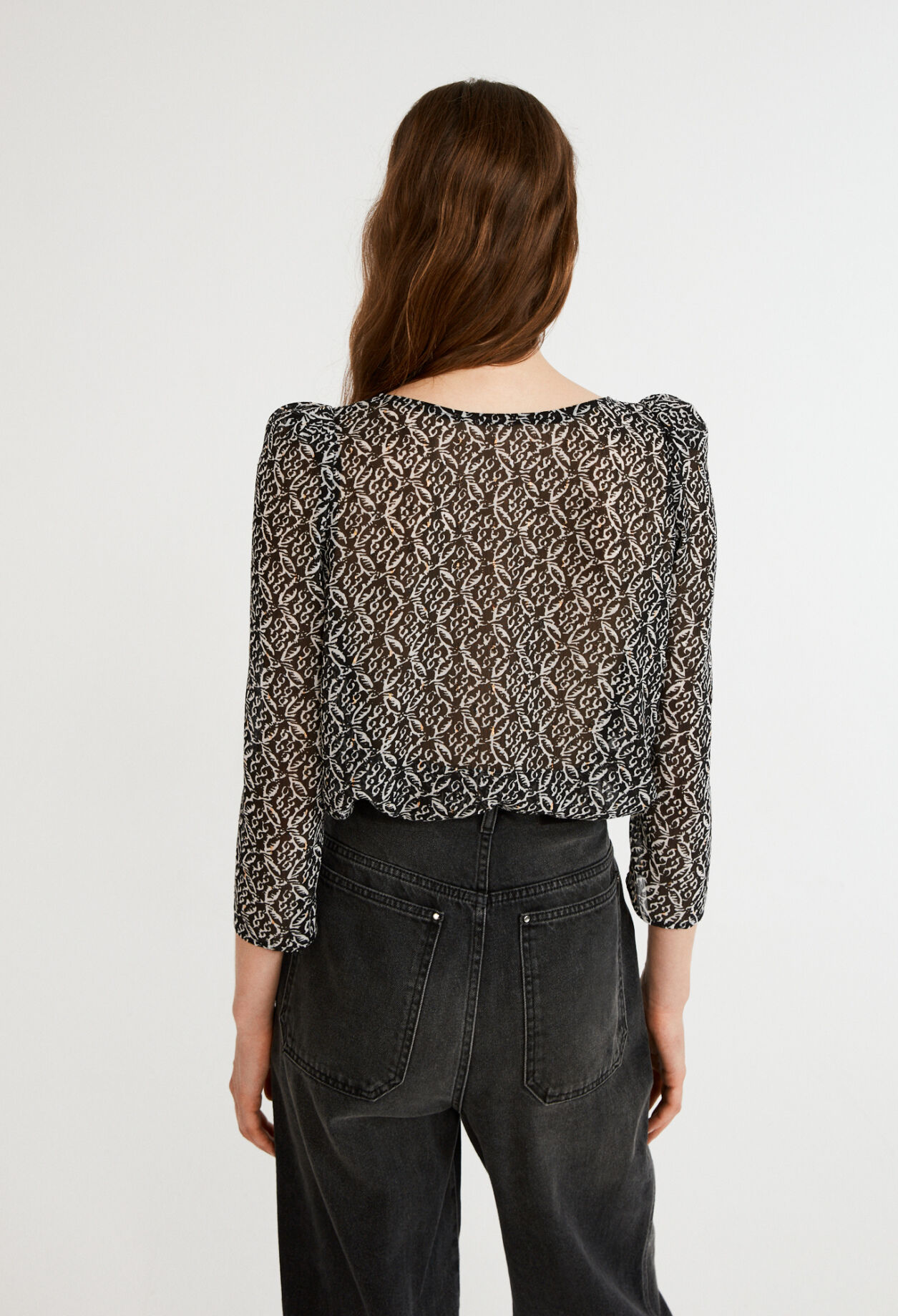 Blouse Banc fluide