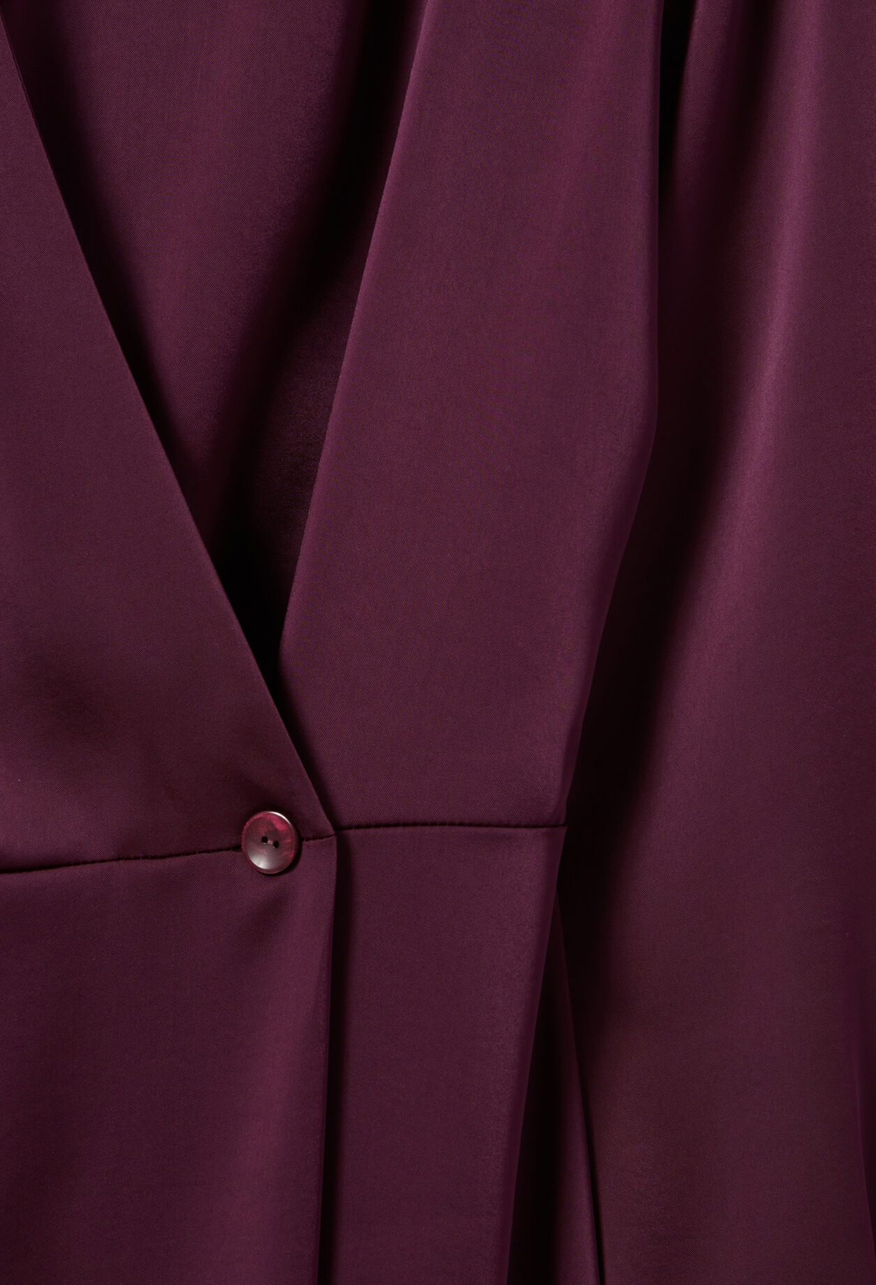 Burgundy crossover maxi dress