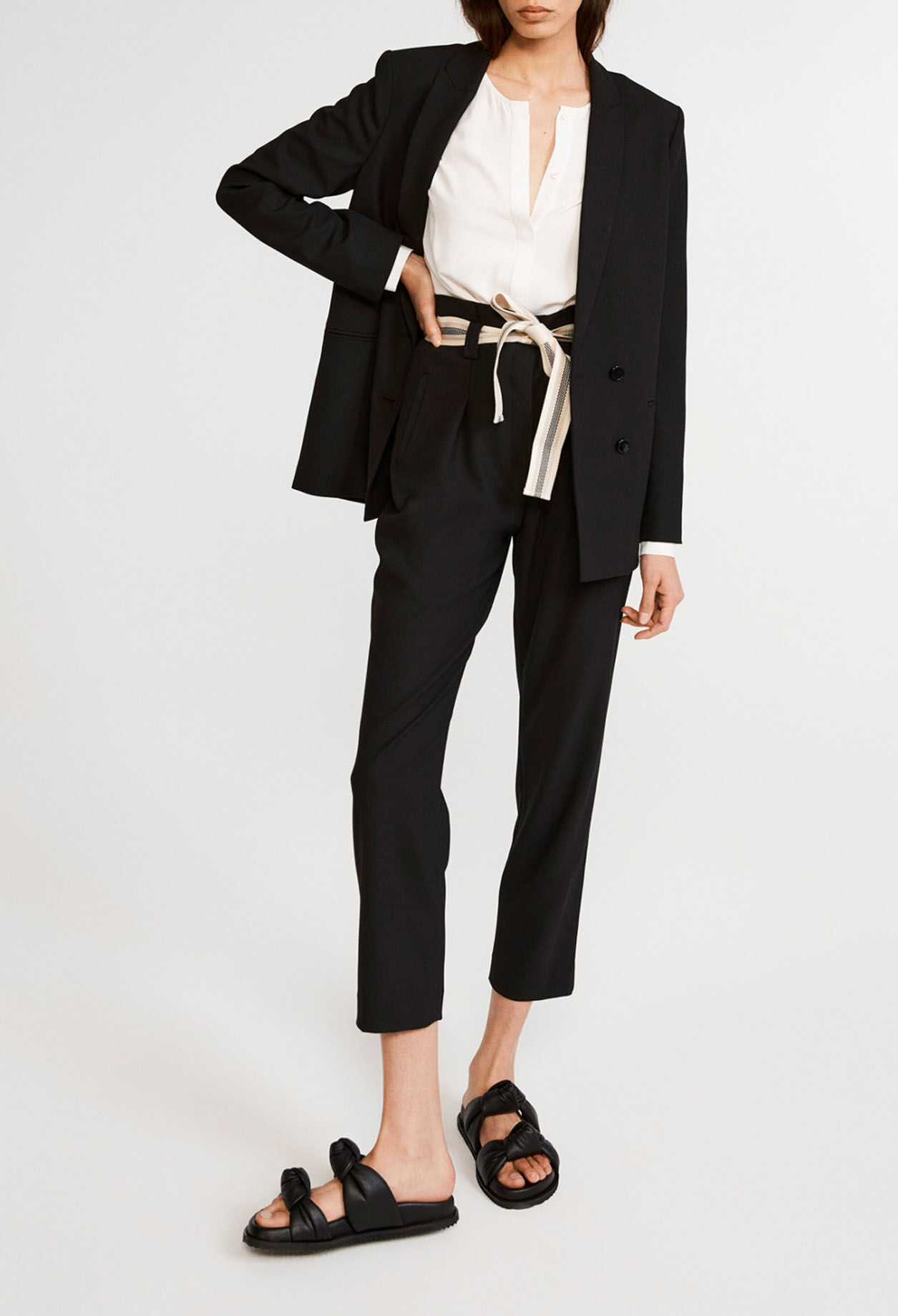 Pantalon taille haute