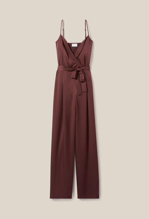 Belted Cappuccino Jumpsuit