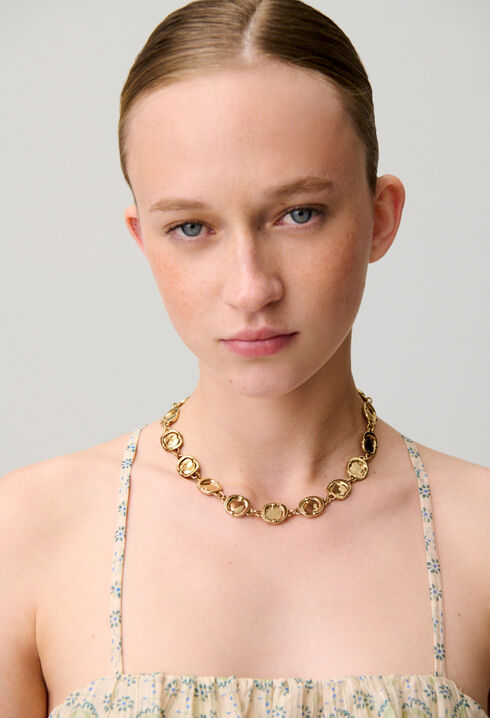 Collier cha&icirc;ne dor&eacute;e