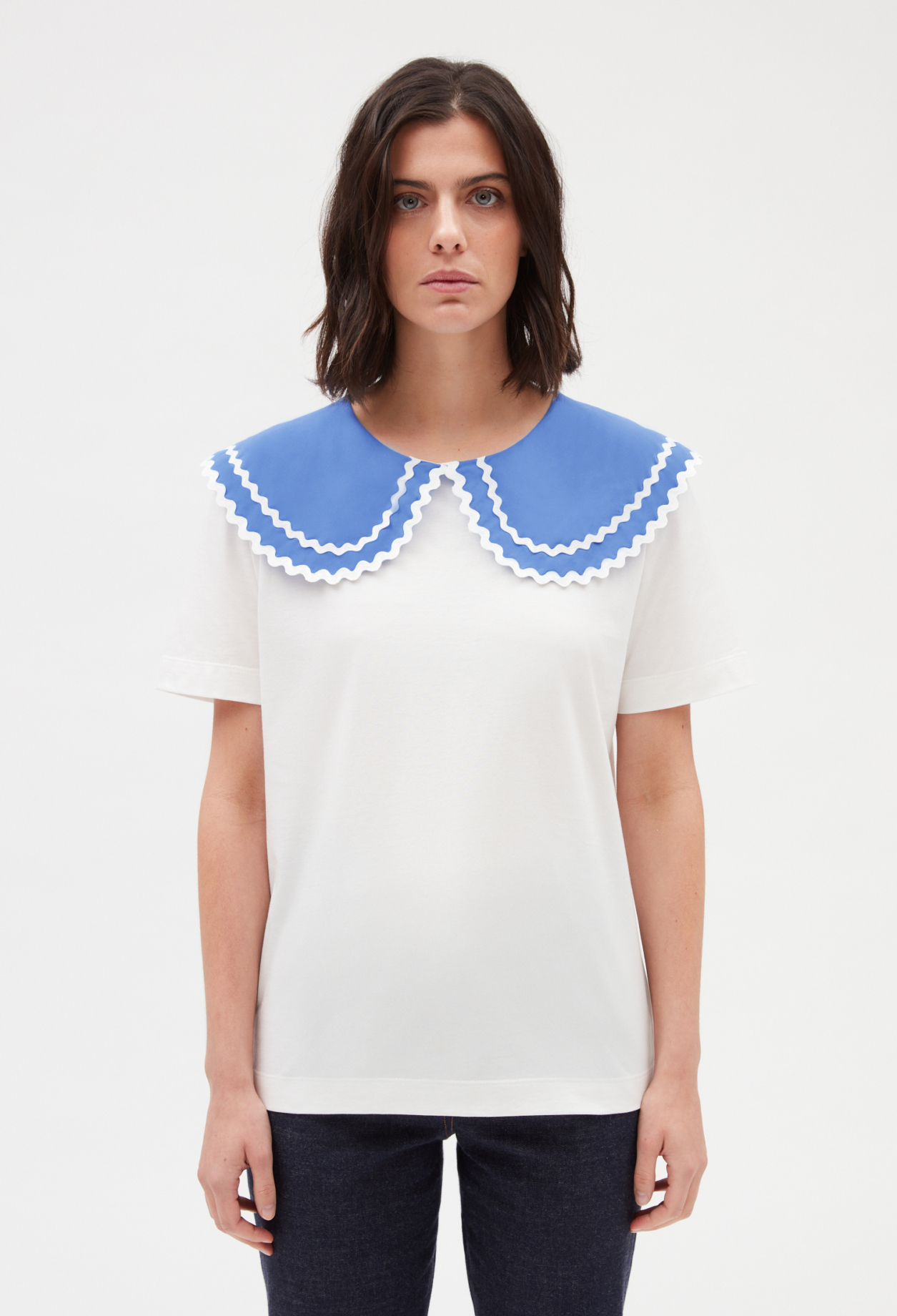 CLAUDIE PIERLOT クローディピエルロ ブラウス シャツ パール Claudie_CFPTS00742-A004_H_1.jpg